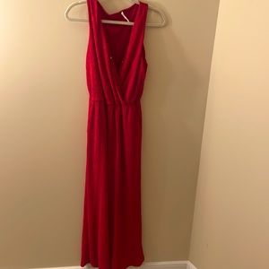 Scarlett red jumpsuit